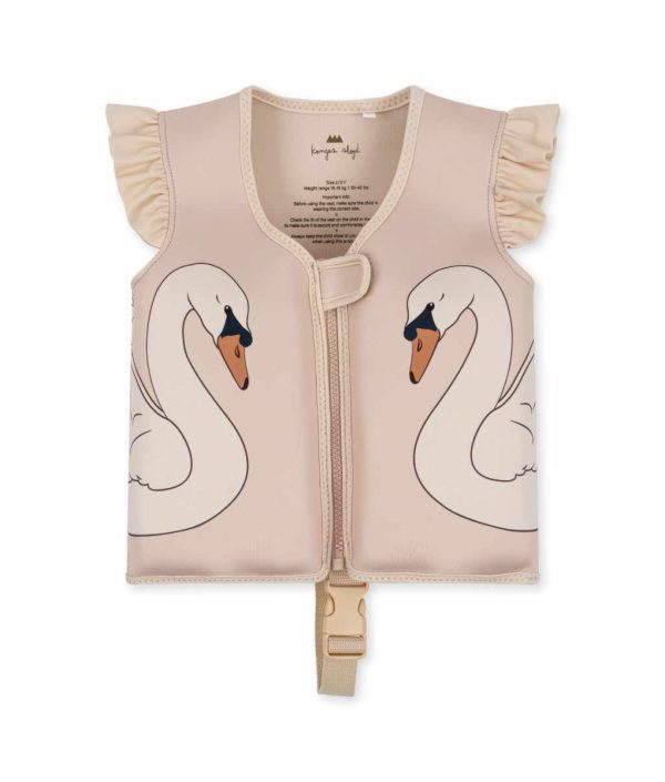 Konges Sløjd, simväst med volanger, Swan