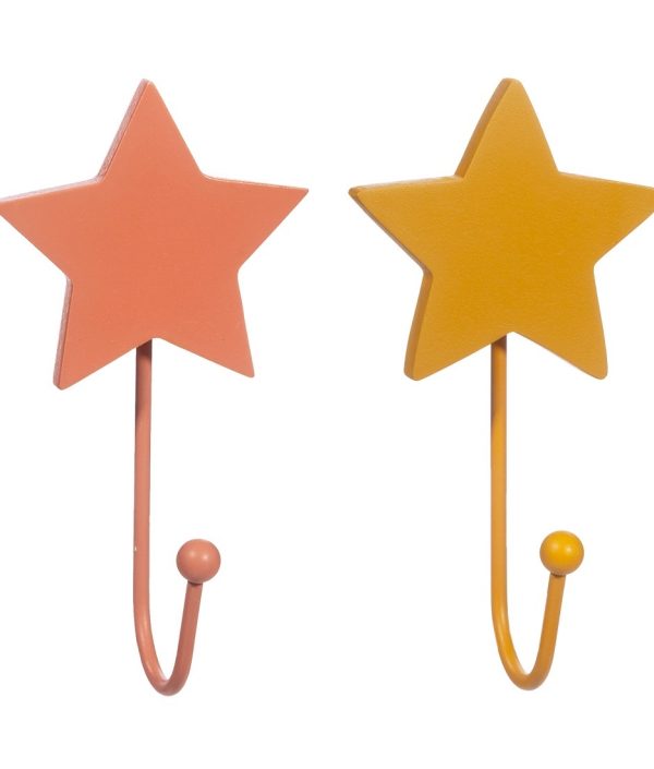 Sass&Belle, väggkrok stjärna, 2-pack