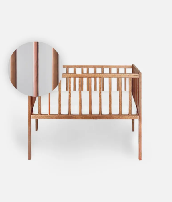 Spjälsäng sidosäng Starry Night, vintage