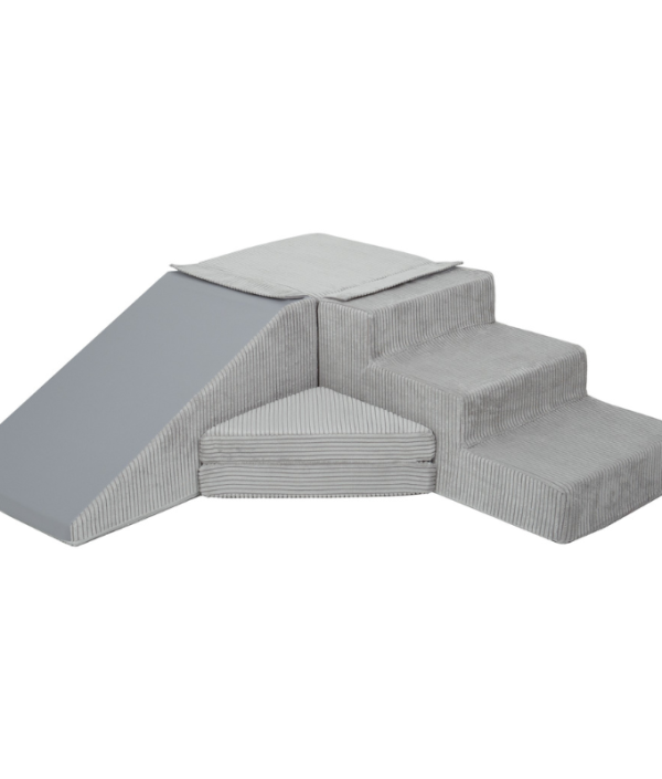 Byggbar grå manchester rutschkana till barnrummet